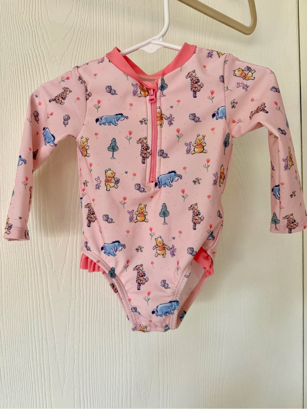 Baby Girl Winnie The Pooh Swimsuit - Pink